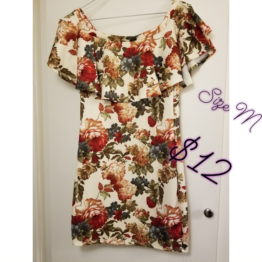 Floral mini dress